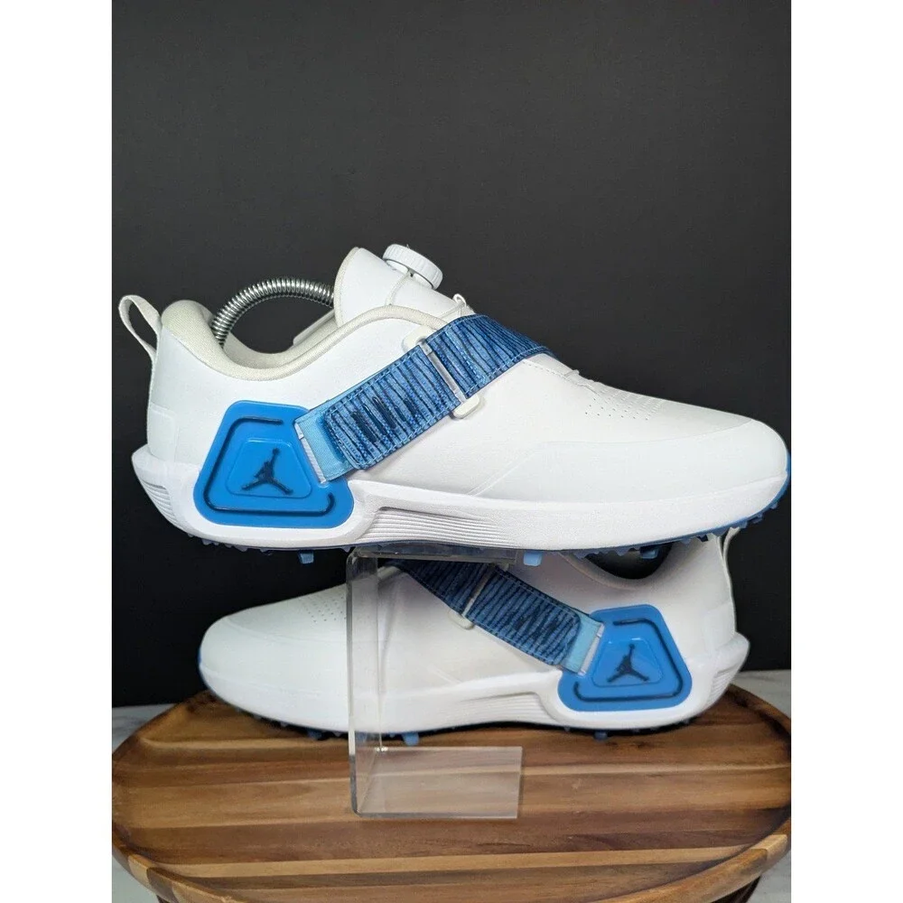 Jordan Air Rev Golf Shoes White University blue FV6338 101 Mens Size 9.5